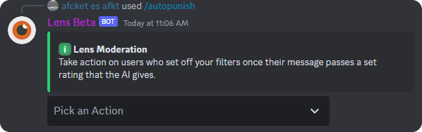 Running the Command