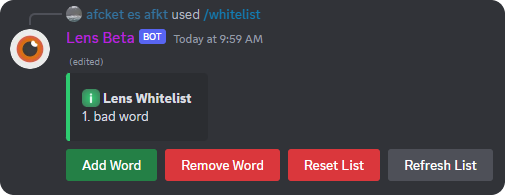 Refreshing The List