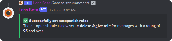 Finished Command
